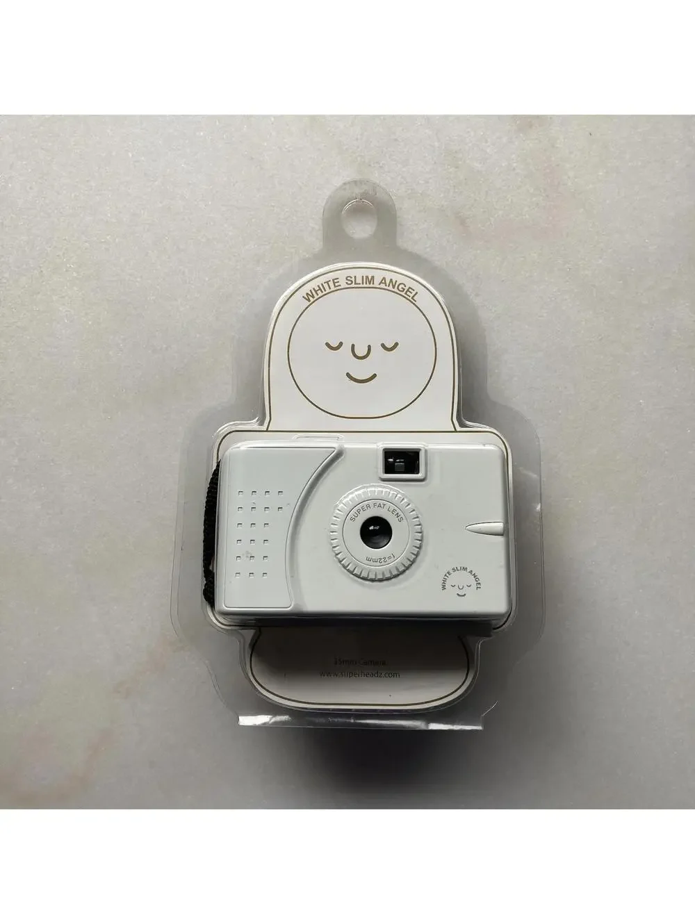 Japan White Slim Angel Wide Lens Superheadz 35mm Film Toy Camera Novelty Gift
